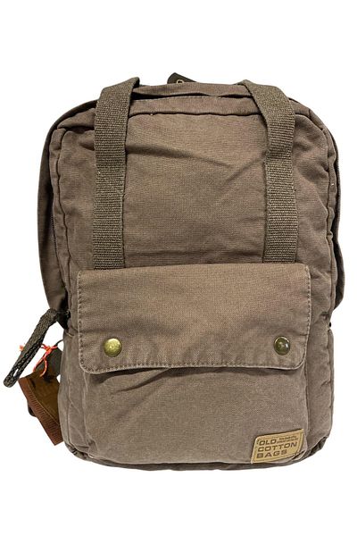 Old Cotton Quality Single Compartment Unisex Design Vintage School Travel Daily Backpack 28X37 cm