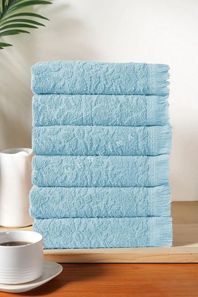 Meslina 30x50 Cm 3 Bucati Prosop De Bucatarie |   Pânză de uscare |   Prosop de mână cu franjuri jacquard