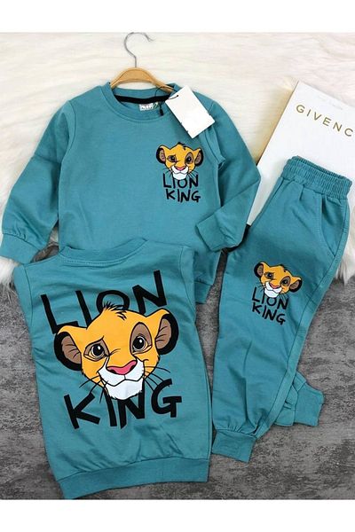 MİLANO KİDS Children's Bottom Top Seasonal Suit 100% Cotton