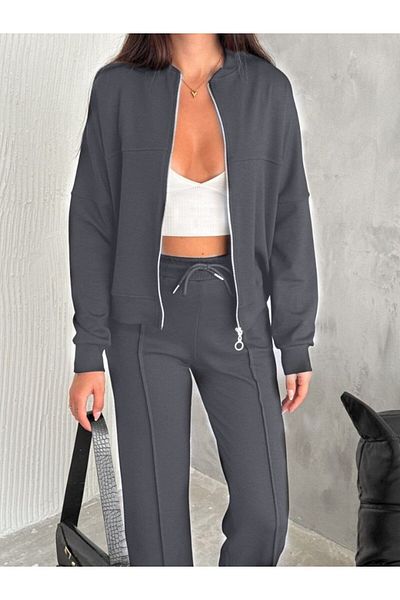 Gugus Smoked Women's Modal Set - Oys Zippered