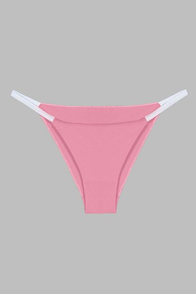 Yohannes Club Set of 2 Brazilian String Women's Panties - Salmon, Powder