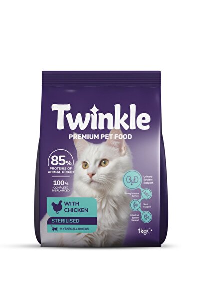 Twinkle Twinkle Tavuklu Kısırlaştırılmış Kedi Maması 1 Kg.