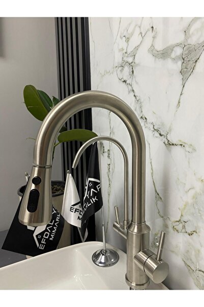 EFDAL YAPI MİMARLIK arıtmalı siprali mutfak bataryası 304 paslanmaz materyal ...