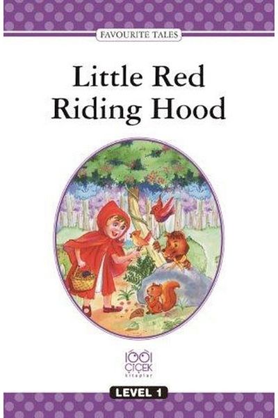 Karma Kitaplar Short Short Lightweight Book - Little Red Riding Hood Level 1, 1001 Flower Books