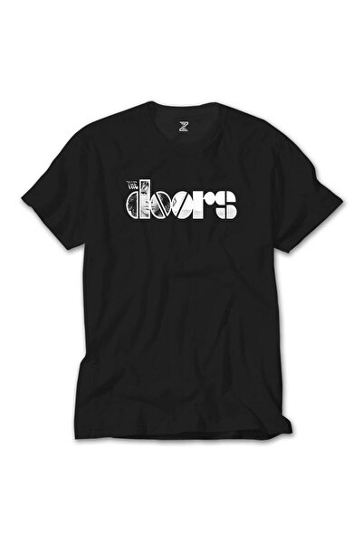 Butik Tricou negru The Doors Logo