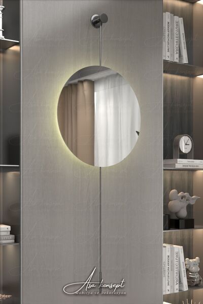 ASA KONSEPT Primera Kablosuz Pilli Led'li Siyah 45*90cm Dekoratif Antre Hol K...
