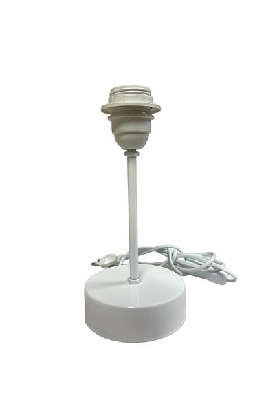 C&A&B KUZEY AVİZE Modern White Metal - Lampshade Base and Table Lamp, Lighting