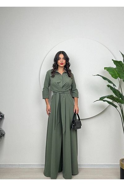 GİZONLY Rochie detaliată cu centură Casper