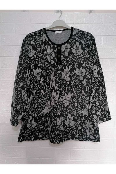 anne moda ankara Plus Size Soft Finding - Winter, A Model