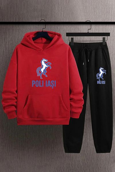 Pisa Art Poly Iasi Sweatshirt + Sweatpants 2-Piece Combination Set