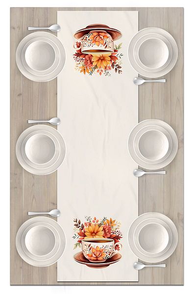 Bertille Home Autumn Series 140X40 cm Digital Printed Runner (Halloween Autumn)