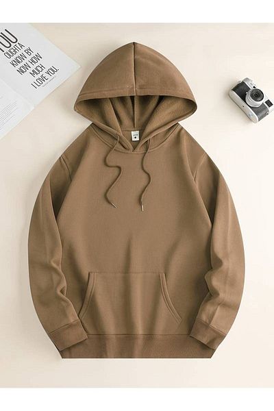 Machetta More Amor Por Favor Printed Unisex Oversize Χειμερινό φούτερ - 3 κλωστές 100% βαμβακερή κουκούλα