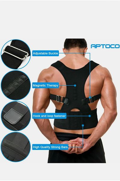 Ankaflex Black Highconcept Magnetic Upright Posture Corset -