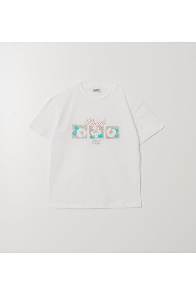 Mışıl Kids Tricou pentru fete PACIFIC 1954 cu imprimeu floral
