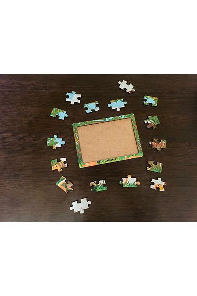 Fizello Snakes 16 Pieces Educational Learning Wooden Kids Puzzle Montessori Jigsaw Baby Children Toy