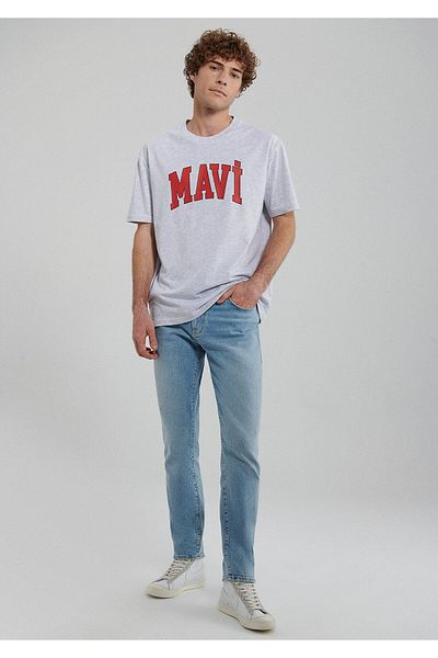 Mavi Γκρι μπλουζάκι με λογότυπο Loose Fit / Loose Relaxed Fit0611711-82498