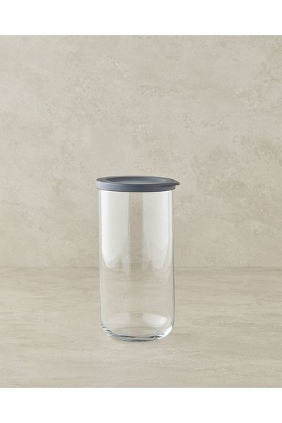 English Home Gray Fresh Safe Glass Jar - 1400 ml