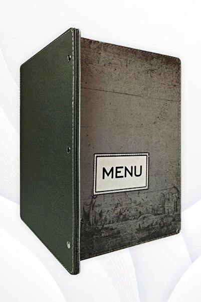 ankara menü 5 Sheets A4 Menu Container - Printed and Acidated