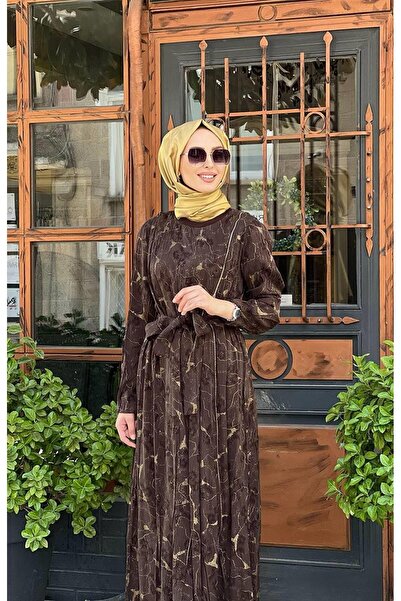 MissWhence Brown Dress 36802