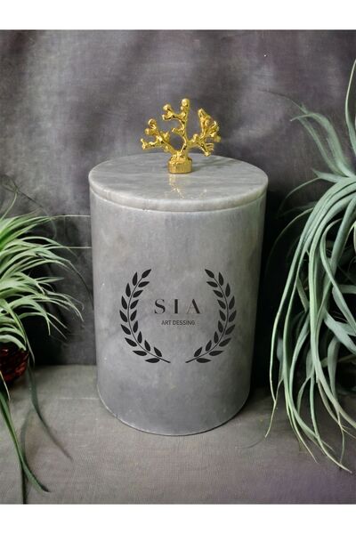 SİA ART DESİNG Μαρμάρινος κάδος απορριμμάτων