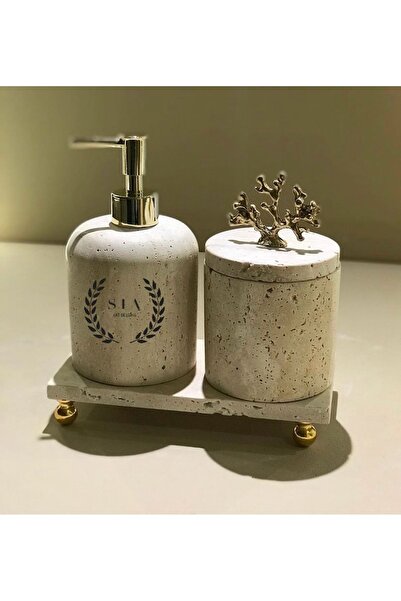 SİA ART DESİNG MERMER 3'LÜ BANYO SET