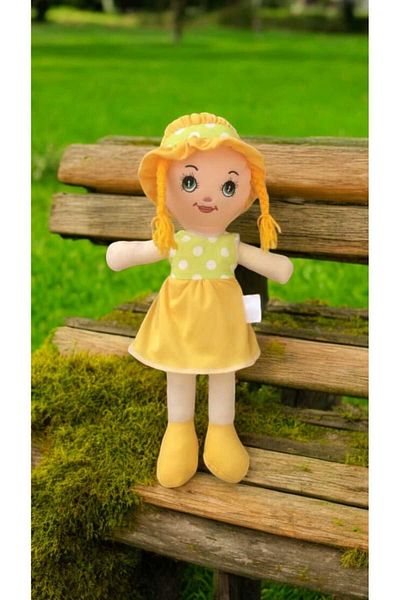 Gut puzen Yellow Cloth Doll 50 cm Tall Toy Cloth Doll