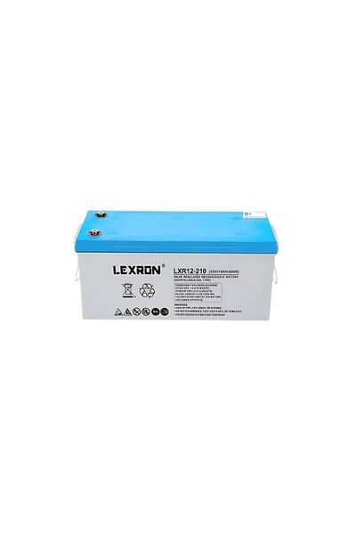 Lexron 12V 210AH-200AH Deep Cycle Nano Carbon Solar Jel Akü
