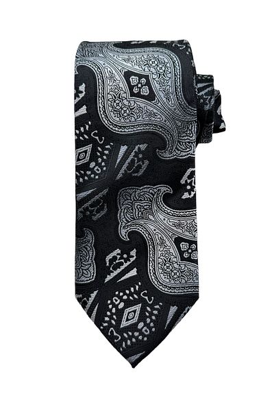 CROATE 100% Microfiber Shawl Patterned Tie