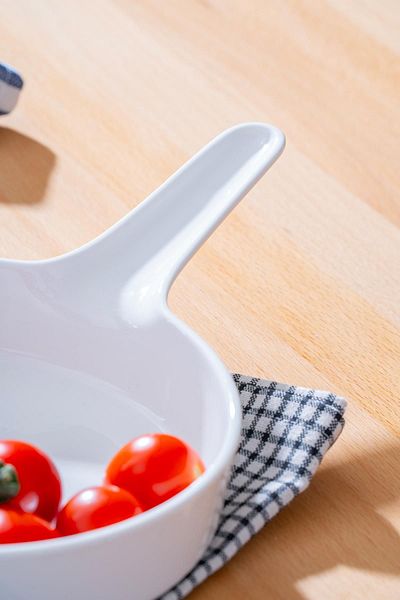 ACAR Bianco Perla Presentation Pan - 33 cm