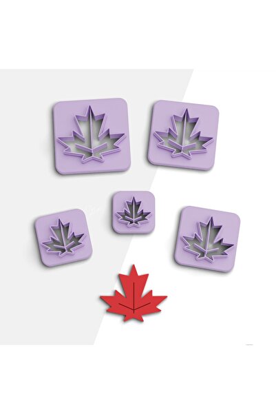 brocutters قالب قطع طين بوليمر ورق القيقب، قالب حلق، قالب طين، قالب سيراميك، ...