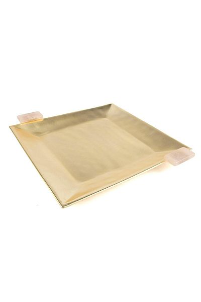 Mikasa Moor Gold Square Tray 30X27X3Cm