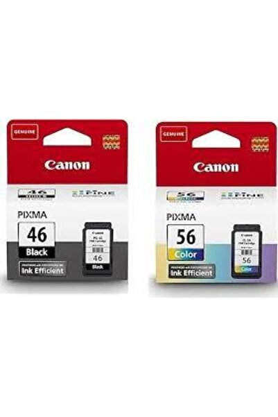 Canon Pg-46 Cl-56 Siyah/renkli Kartuş Set E404 E414 E464