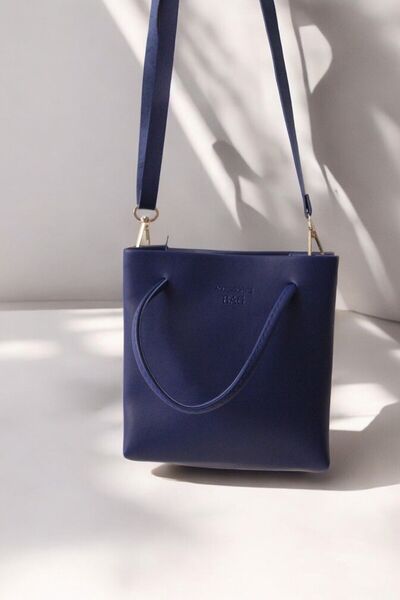 Luniva حقيبة كتف نسائية من الجلد الصناعي البسيط من Osaka - حقيبة كروس أنيقة و...