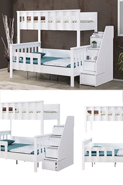 Setay Mdf Profil Ranza, Deluxe Ayrılabilir Ranza - Beyaz