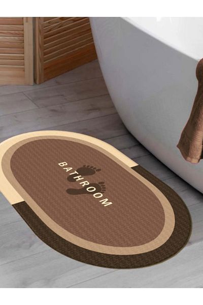 SİHİRLİ AYAKLAR Covoraș de baie impermeabil, anti-alunecare, covor de baie, covoraș anti-alunecare, absorbant de apă, 50x70