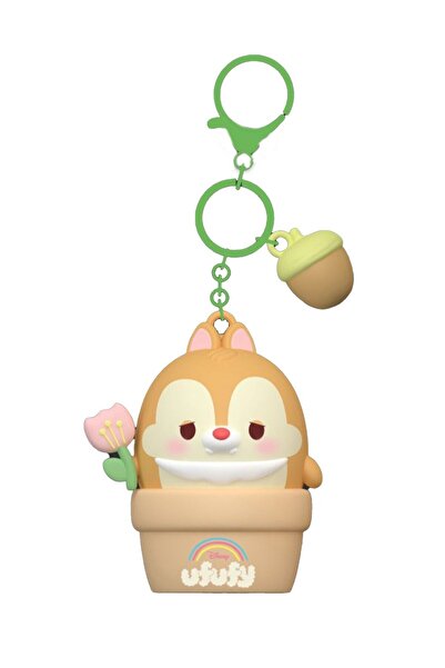Miniso Disney Ufufy Lisanslı  Led Işıklı Anahtarlık  - Chip