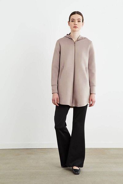 two in sis Τονίκ με κουκούλα Scuba Sweat Tunic Τσέπη Λεπτομέρεια με κουκούλα Hijab Sweat Tunic