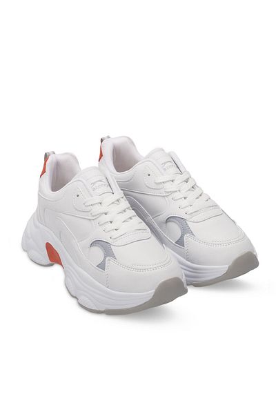 Slazenger Pantofi pantofi de damă ZUSA alb/portocaliu