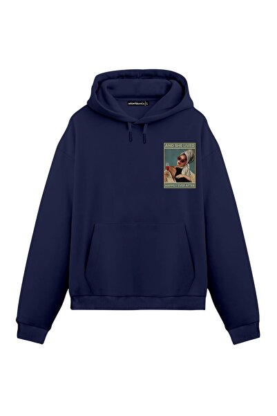 Mounte Bianca Unisex i Ona je Živela - Obična majica sa kapuljačom