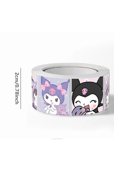 SANRIO ملصق لفة منقوش من كورومي 1 لفة (متوسط 500 قطعة)