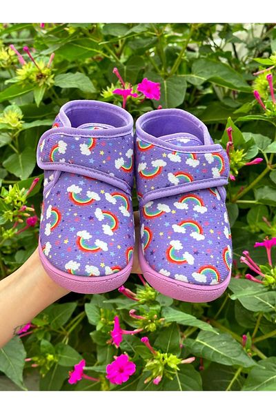 Bold Boutique Stylish and Comfortable Children's Nursery Slippers - Velcro Winter Home Boots