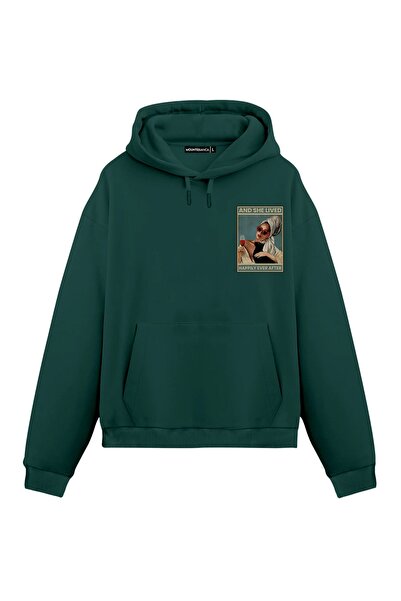 Mounte Bianca Unisex i Ona je Živela - Obična majica sa kapuljačom