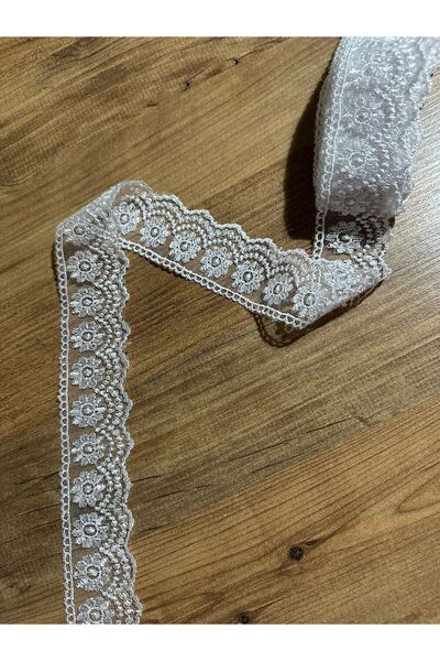 efem gipür Wrapped Daisy Guipure Lace Tape 8.50 Mt Ball Price Table Cloth