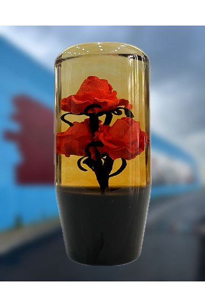 Paşam Oto Aksesuar Red Rose Gear Shift Knob
