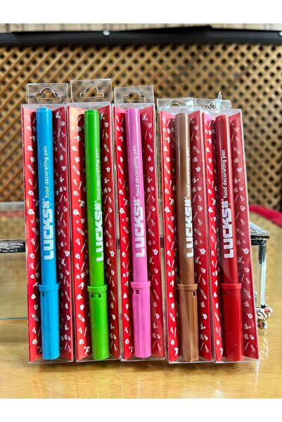 PASTACİNİ Lucks Gıda Boyası Kalem Set (5 RENK)