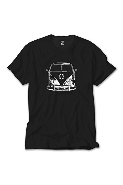 Butik Φούτερ με κουκούλα Volkswagen Van BW 1957 1968 Μαύρο φούτερ με κουκούλα