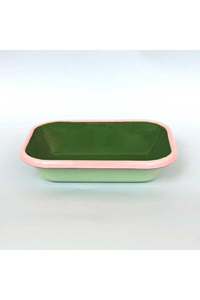 Genel Markalar Emaye Meze Tabağı Açık Yeşil 16 cm