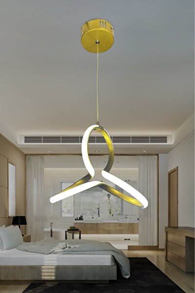 DEKORLİVE Yonca Led Gold Avize | Antre/hol Mutfak Led Avize