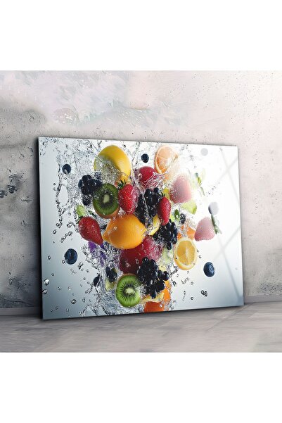 BV DEKOR Γυάλινη διακόσμηση τοίχου κουζίνας, Εκτύπωση σε σκληρυμένο γυαλί, Γυ...