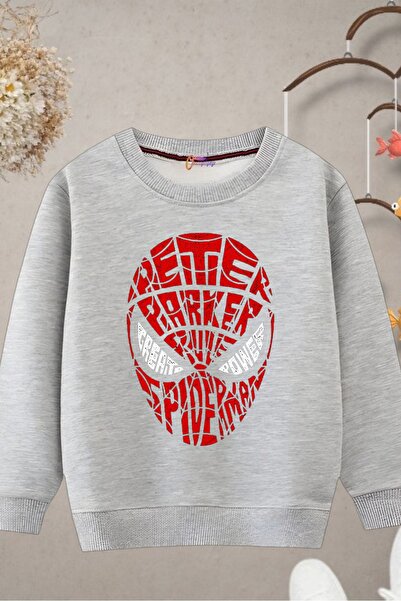 oneagılyazı سويت شيرت مطبوع برقبة دائرية